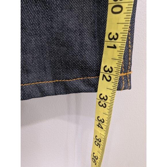 Burton Jeans Dark Stiff 100% Cotton Skinny Slim - Size 28 - Picture 12 of 13